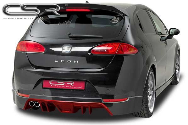 Difusor trasero para Seat León Mk2 1P 2005-2009 (no FR / Cupra / Copa)