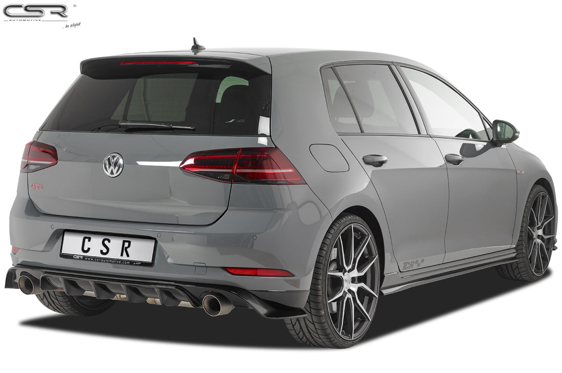 Rear Diffuser | Rear Apron with ABE for VW Golf 7 Facelift 2017+, TCR Look
