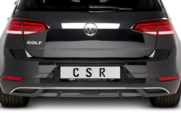 Difusor trasero | Faldón trasero con ABE para VW Golf 7 Facelift 2017+ (modelo base)