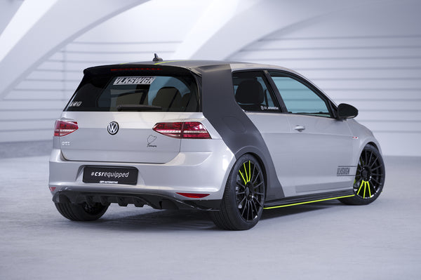 Difusor trasero | Faldón trasero con ABE para VW Golf 7 pre-facelift 2012-2017 (modelo base)