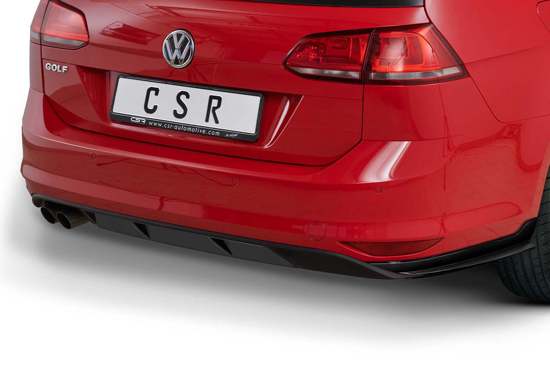 Rear Diffuser | Rear Apron with ABE for VW Golf 7 Variant Pre-Facelift 2013-2017 (Base Model)