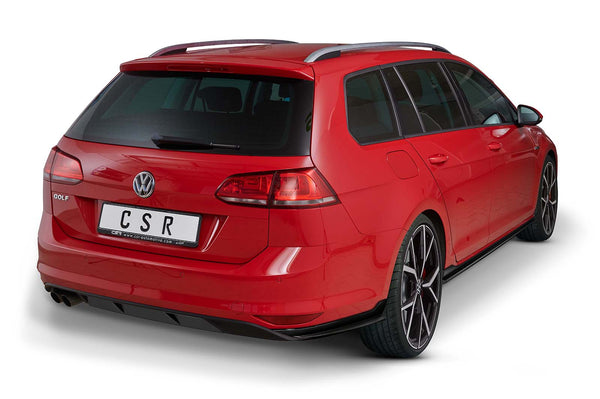 Difusor trasero | Faldón trasero con ABE para VW Golf 7 Variant pre-facelift 2013-2017 (modelo base)