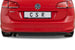 Rear Diffuser | Rear Apron with ABE for VW Golf 7 Variant Pre-Facelift 2013-2017 (Base Model)