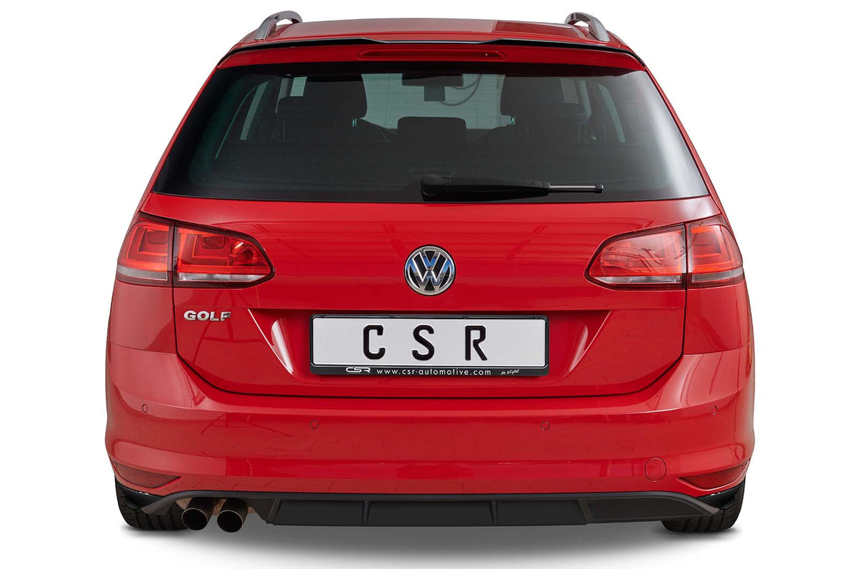Rear Diffuser | Rear Apron with ABE for VW Golf 7 Variant Pre-Facelift 2013-2017 (Base Model)