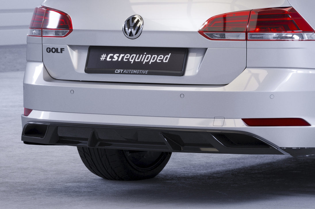 Rear Diffuser | Rear Apron with ABE for VW Golf 7 Variant Facelift 2017-2020 (Base Model)
