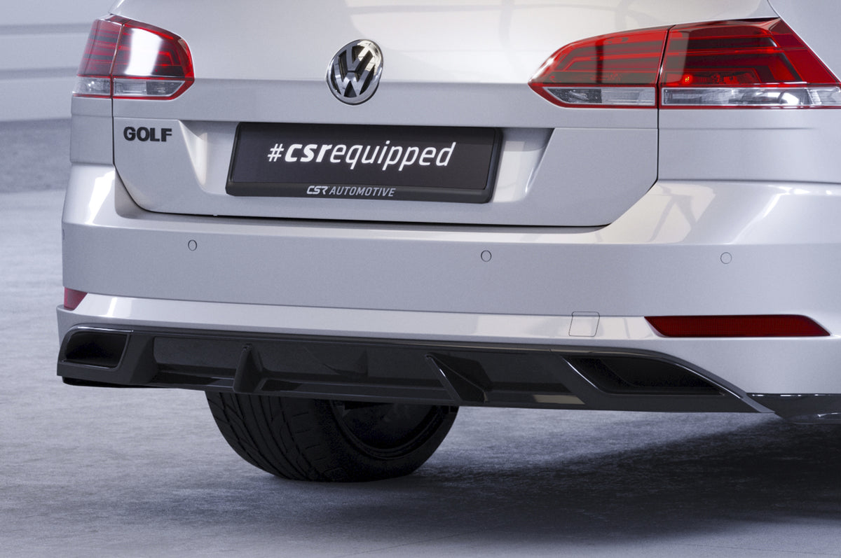 Rear Diffuser | Rear Apron with ABE for VW Golf 7 Variant Facelift 2017-2020 (Base Model)