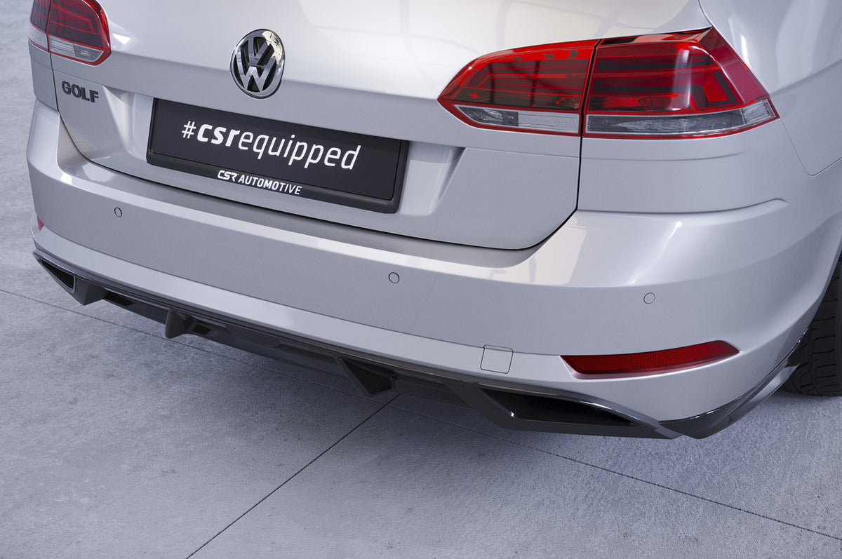 Rear Diffuser | Rear Apron with ABE for VW Golf 7 Variant Facelift 2017-2020 (Base Model)