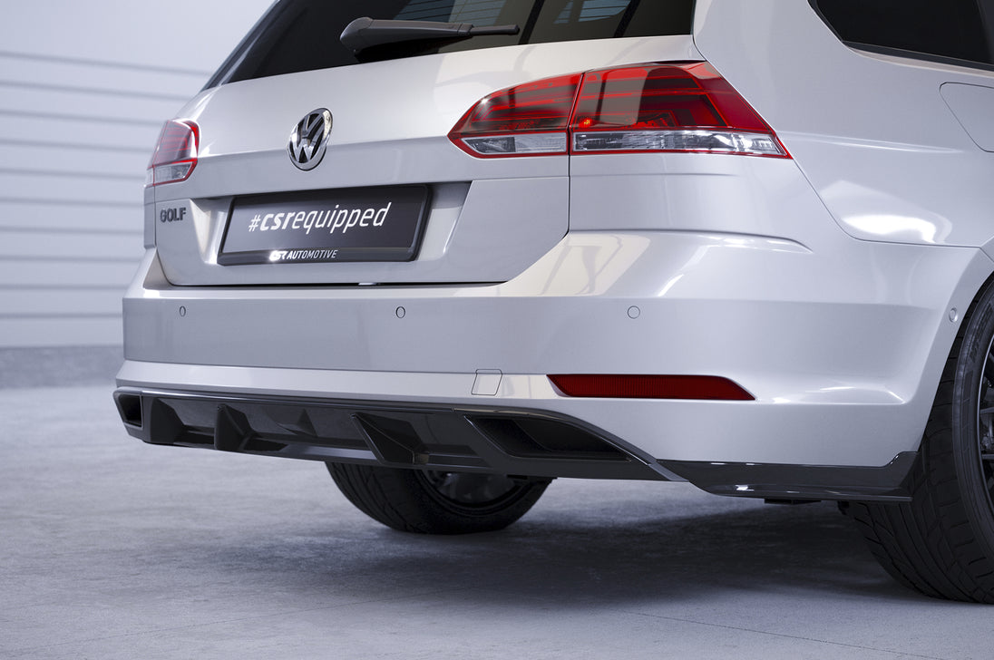 Rear Diffuser | Rear Apron with ABE for VW Golf 7 Variant Facelift 2017-2020 (Base Model)