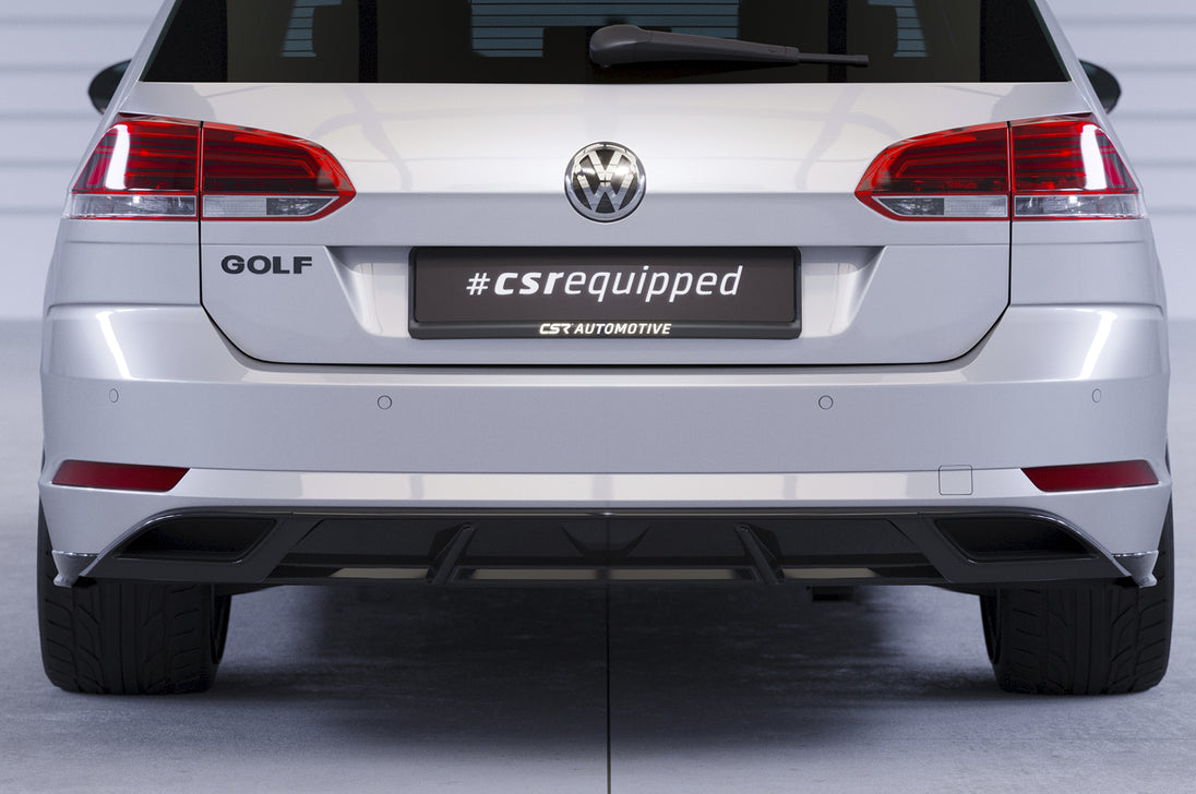 Rear Diffuser | Rear Apron with ABE for VW Golf 7 Variant Facelift 2017-2020 (Base Model)