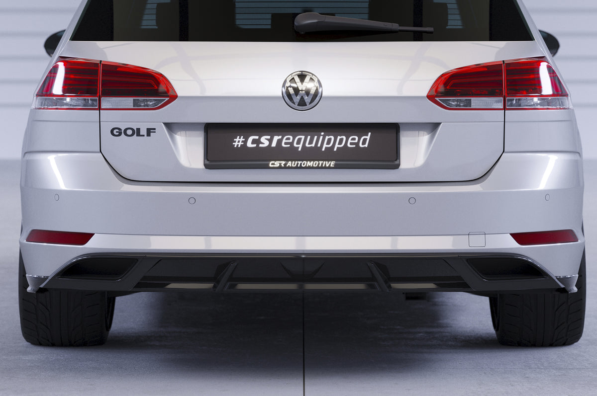 Rear Diffuser | Rear Apron with ABE for VW Golf 7 Variant Facelift 2017-2020 (Base Model)