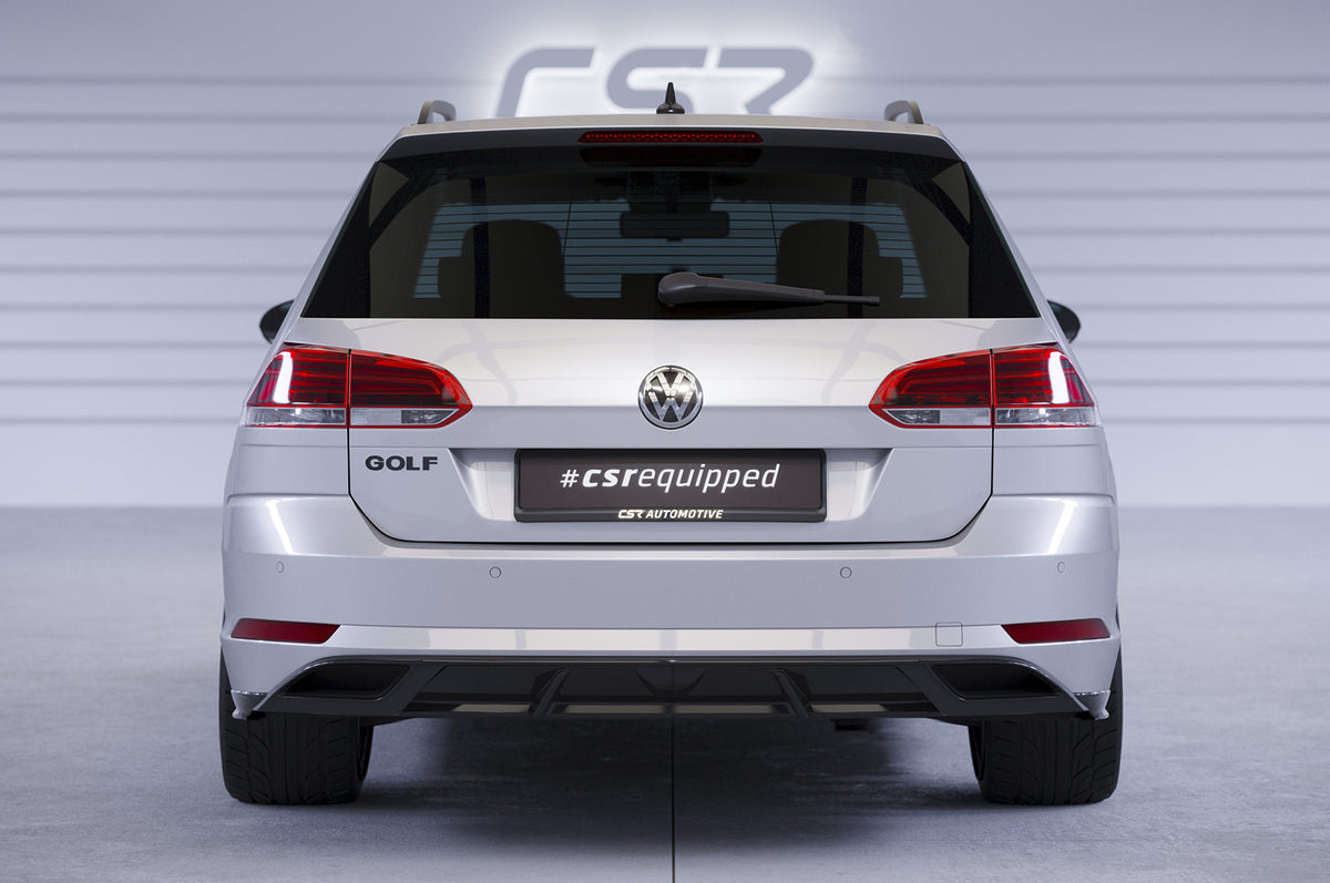 Rear Diffuser | Rear Apron with ABE for VW Golf 7 Variant Facelift 2017-2020 (Base Model)