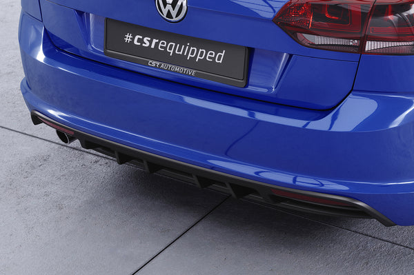 Difusor trasero | Faldón trasero con ABE para VW Golf 7 Variant R-Line pre-facelift 2013-2017