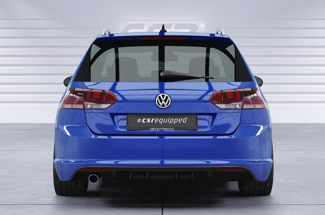 Rear Diffuser | Rear Apron with ABE for VW Golf 7 Variant R-Line Pre-Facelift 2013-2017