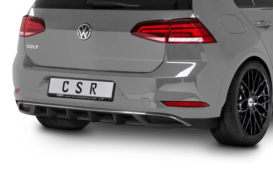 Rear Diffuser | Rear Apron with ABE for VW Golf 7 Facelift 2017+ (Base Model, HA251)