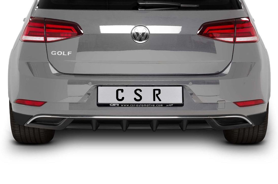 Rear Diffuser | Rear Apron with ABE for VW Golf 7 Facelift 2017+ (Base Model, HA251)
