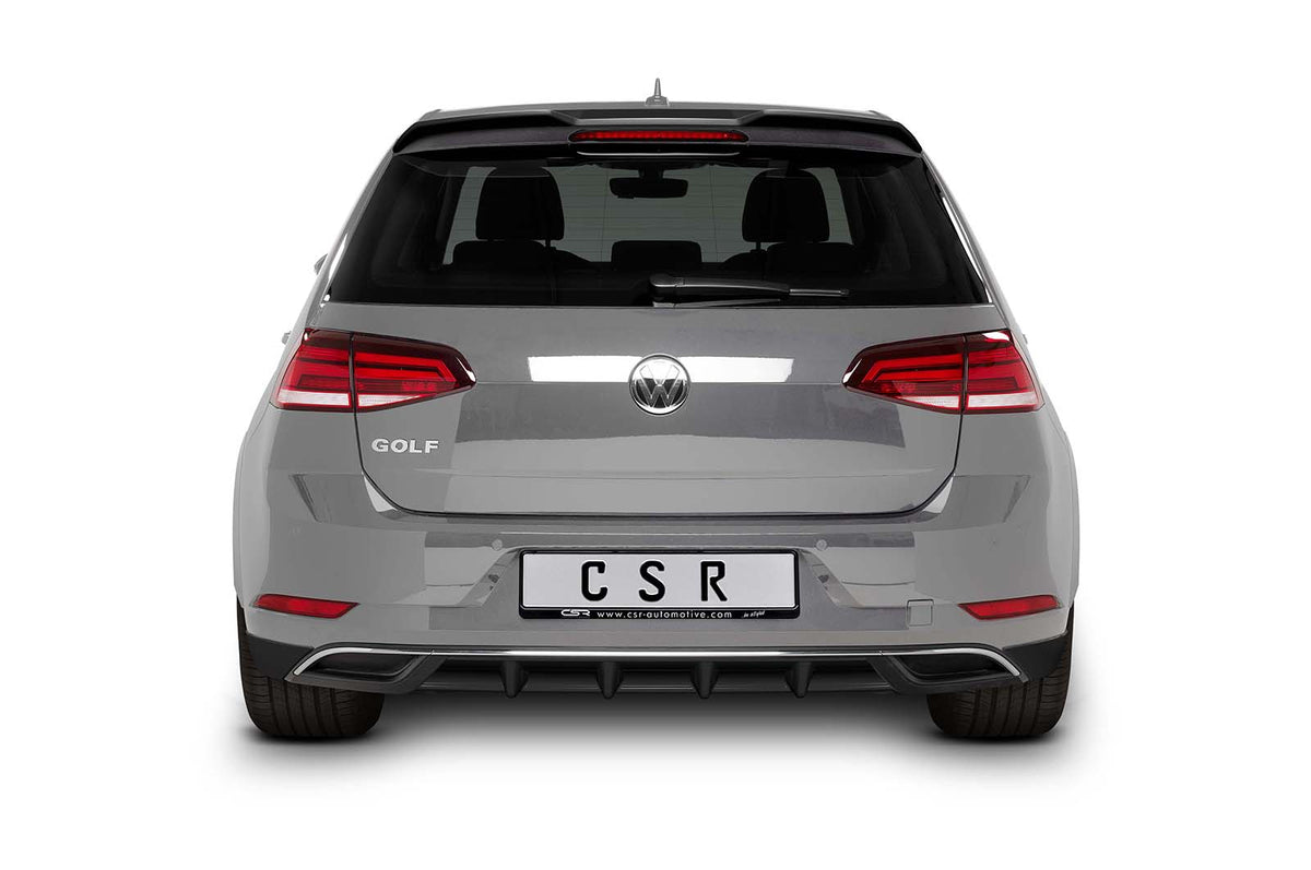 Rear Diffuser | Rear Apron with ABE for VW Golf 7 Facelift 2017+ (Base Model, HA251)