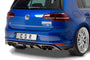 Rear Diffuser | Rear Apron with ABE for VW Golf 7 R / R-Line, Pre-Facelift 2013-2017