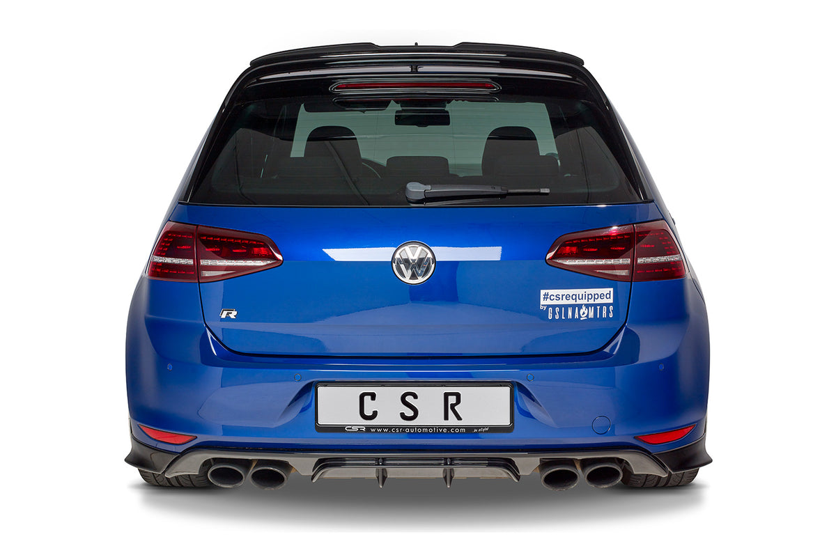 Rear Diffuser | Rear Apron with ABE for VW Golf 7 R / R-Line, Pre-Facelift 2013-2017