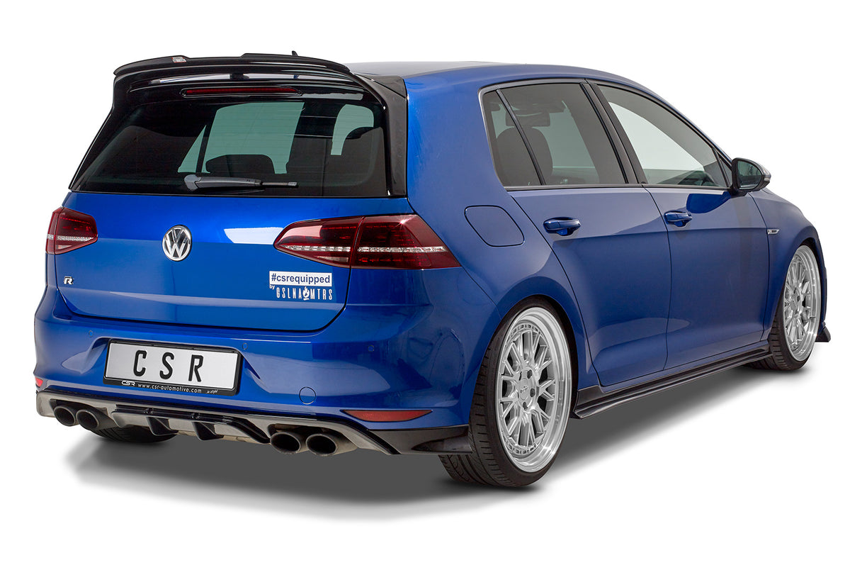 Rear Diffuser | Side Trims with ABE for VW Golf 7 R / R-Line Pre-Facelift 2013-2017