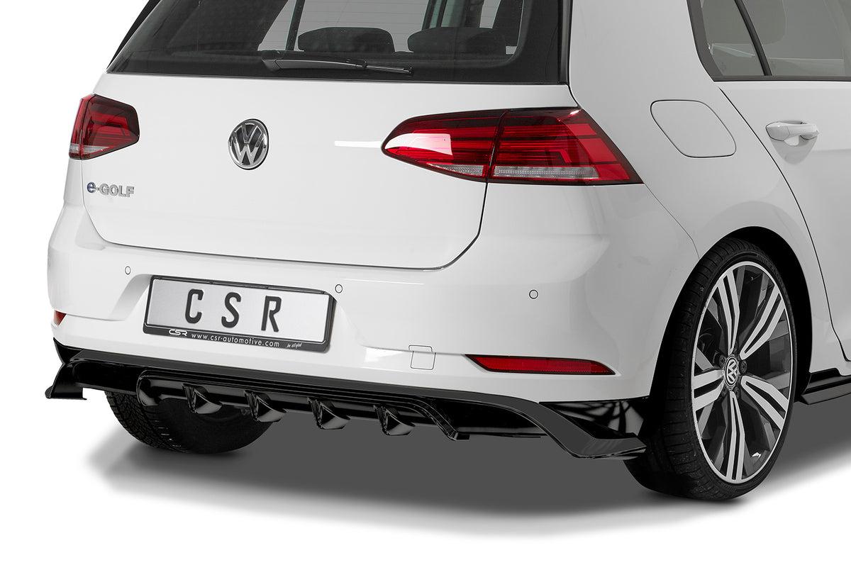 Rear Diffuser | Rear Apron with ABE for VW Golf 7 / e-Golf Facelift 2017+ (HA279)