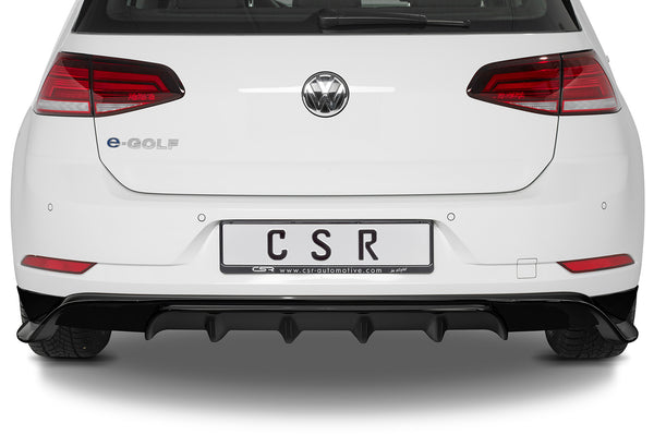 Difusor trasero | Faldón trasero con ABE para VW Golf 7 / e-Golf facelift 2017+ (HA279)