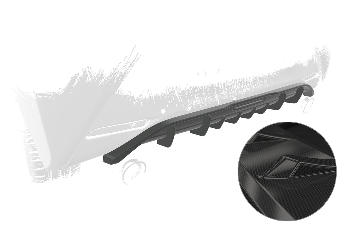 Rear Diffuser | Rear Apron with ABE for Toyota Aygo 2 2014+