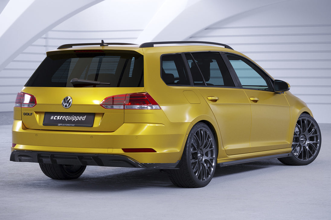 Rear Diffuser | Rear Apron with ABE for VW Golf 7 Variant Facelift 2017-2020, No Visible Tailpipes