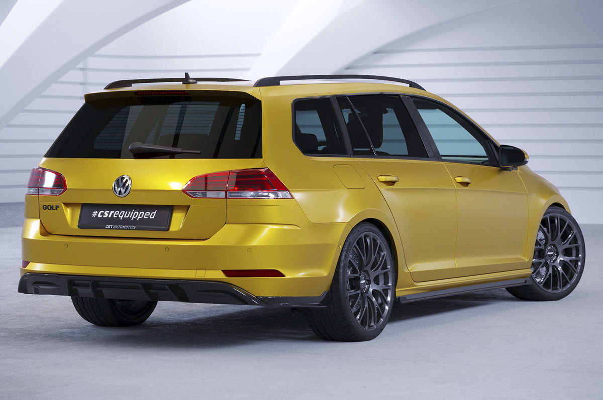 Rear Diffuser | Rear Apron with ABE for VW Golf 7 Variant Facelift 2017-2020, No Visible Tailpipes