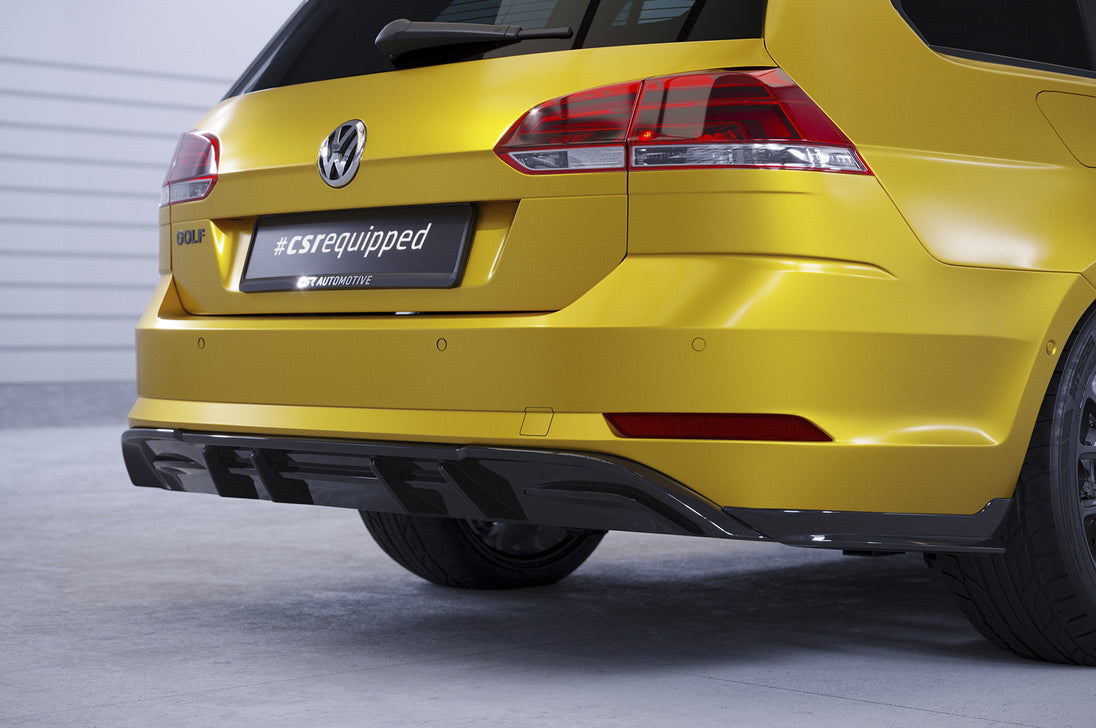 Rear Diffuser | Rear Apron with ABE for VW Golf 7 Variant Facelift 2017-2020, No Visible Tailpipes
