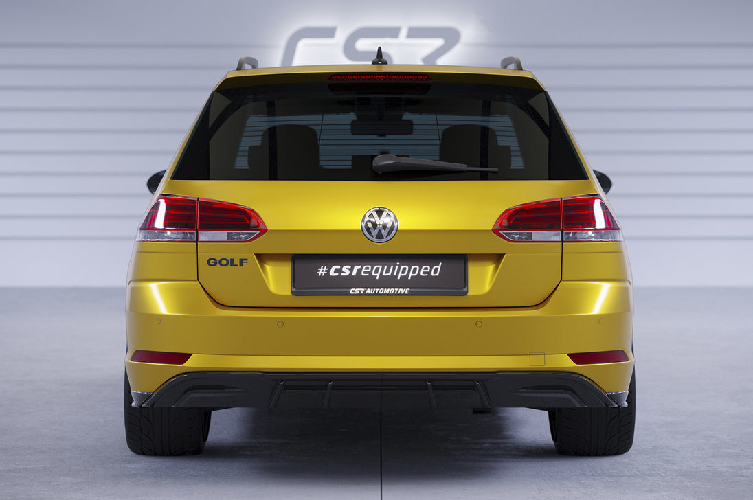 Rear Diffuser | Rear Apron with ABE for VW Golf 7 Variant Facelift 2017-2020, No Visible Tailpipes