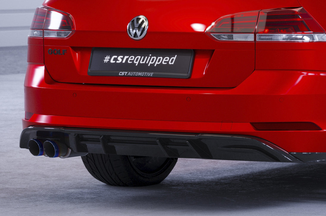Rear Diffuser | Rear Apron with ABE for VW Golf 7 GTD Variant Facelift 2017-2020