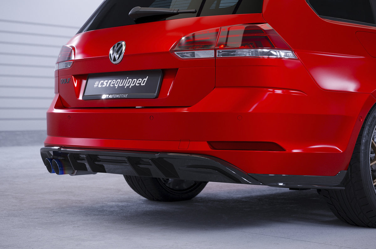 Rear Diffuser | Rear Apron with ABE for VW Golf 7 GTD Variant Facelift 2017-2020