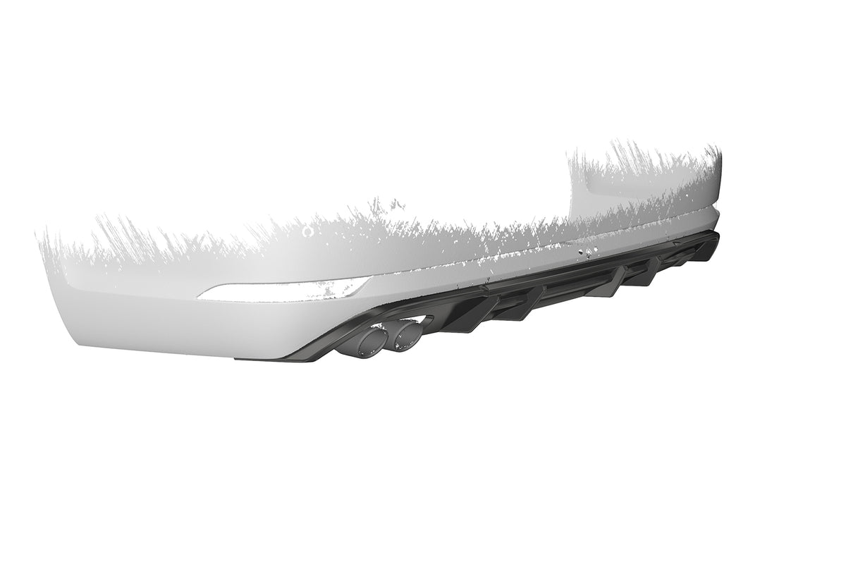 Rear Diffuser | Rear Apron with ABE for VW Golf 7 GTD Variant Facelift 2017-2020