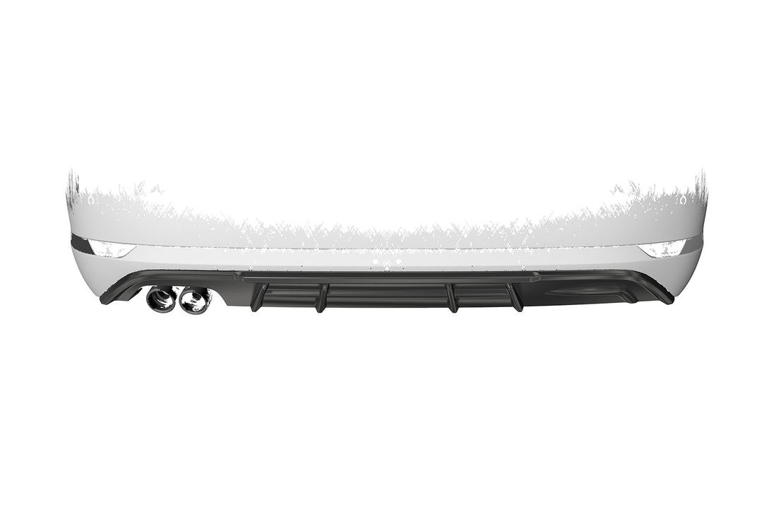 Rear Diffuser | Rear Apron with ABE for VW Golf 7 GTD Variant Facelift 2017-2020