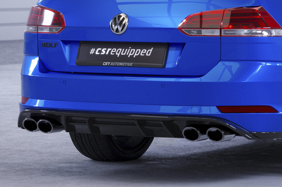 Rear Diffuser | Rear Apron with ABE for VW Golf 7 R Variant Facelift 2017-2020