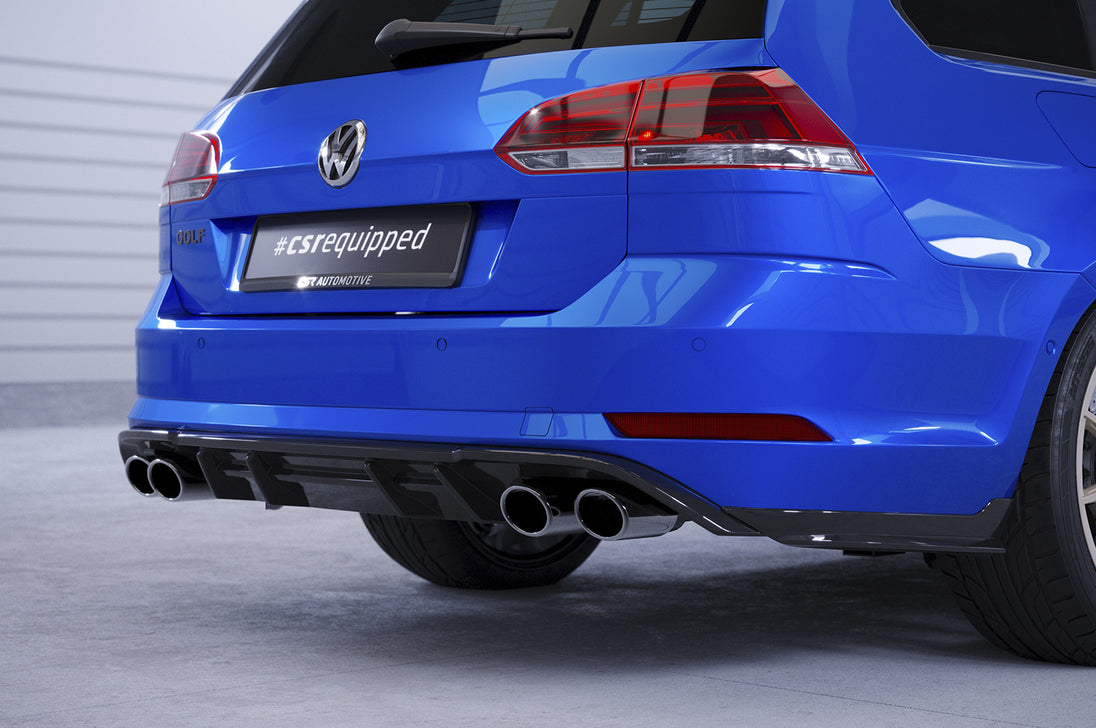 Rear Diffuser | Rear Apron with ABE for VW Golf 7 R Variant Facelift 2017-2020