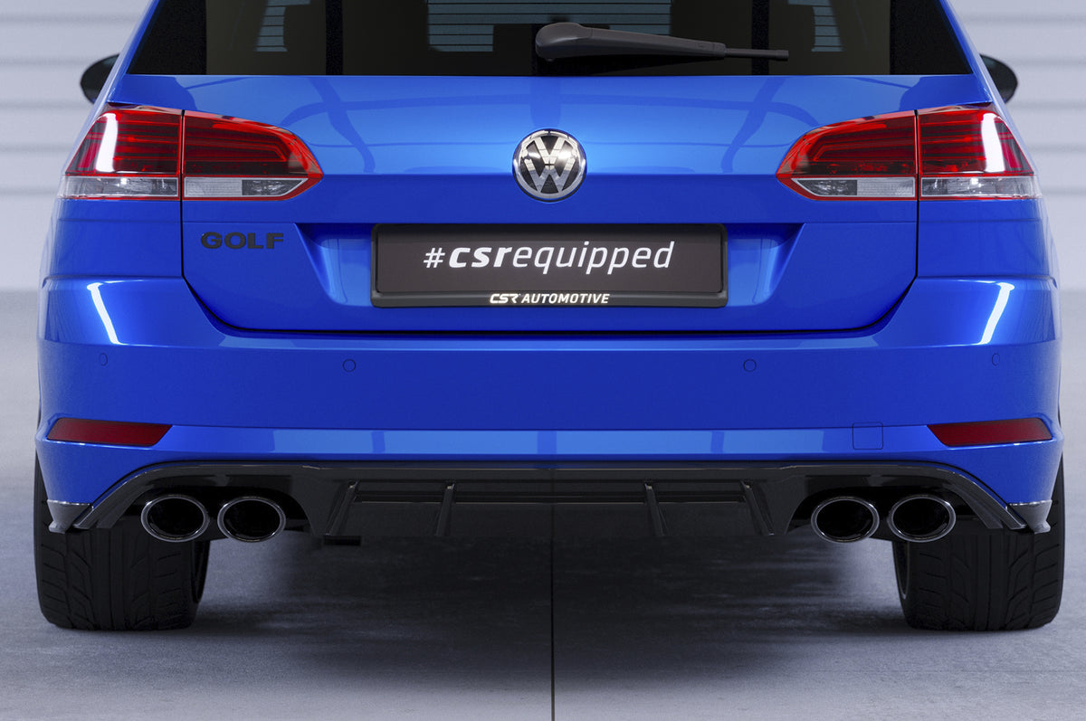 Rear Diffuser | Rear Apron with ABE for VW Golf 7 R Variant Facelift 2017-2020