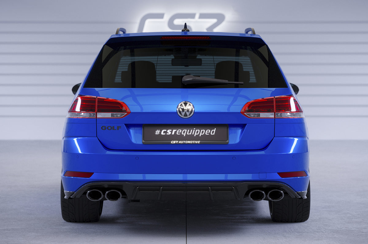 Rear Diffuser | Rear Apron with ABE for VW Golf 7 R Variant Facelift 2017-2020