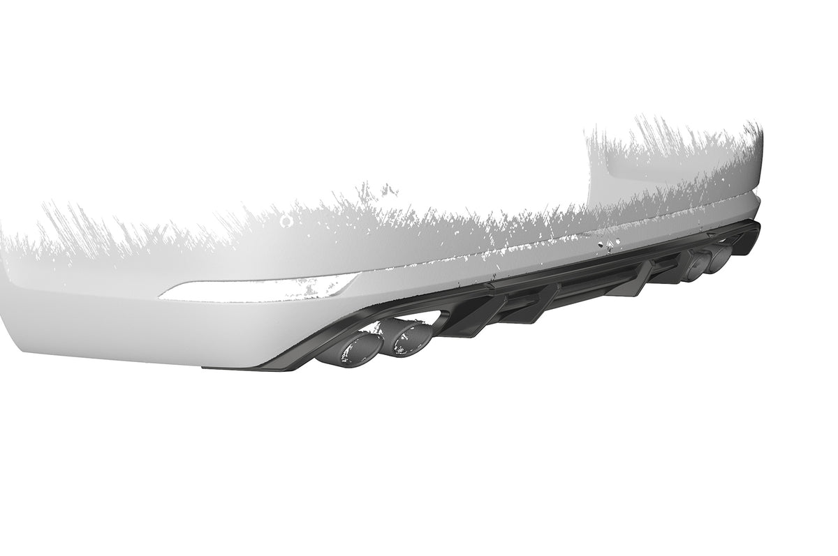 Rear Diffuser | Rear Apron with ABE for VW Golf 7 R Variant Facelift 2017-2020