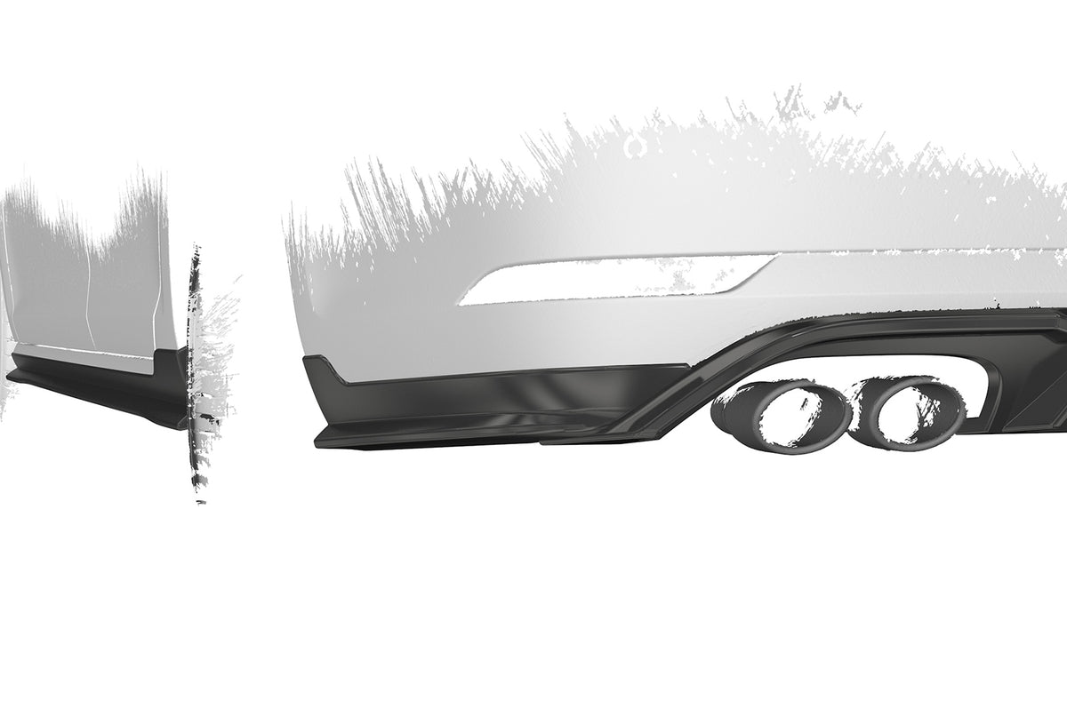 Rear Diffuser | Side Trims with ABE for VW Golf 7 Variant Facelift 2017-2020