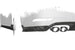 Rear Diffuser | Side Trims with ABE for VW Golf 7 Variant Facelift 2017-2020