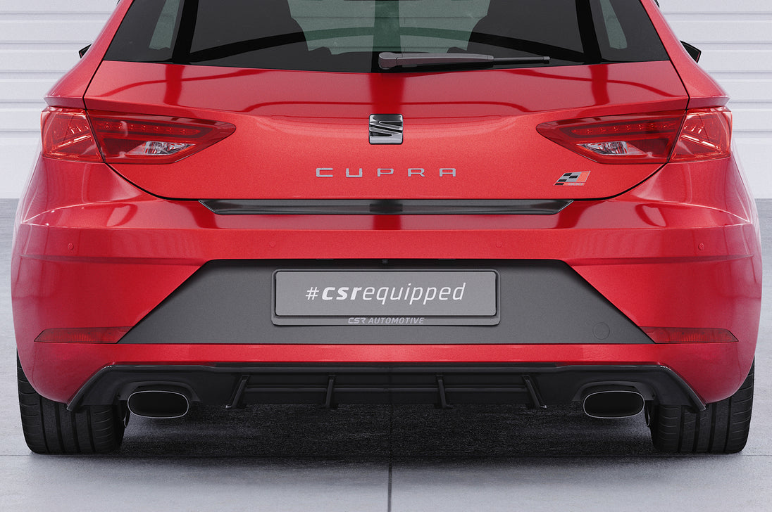 Rear Diffuser | Rear Apron with ABE for Seat Leon Mk3 (5F) Cupra Facelift 2017-2020