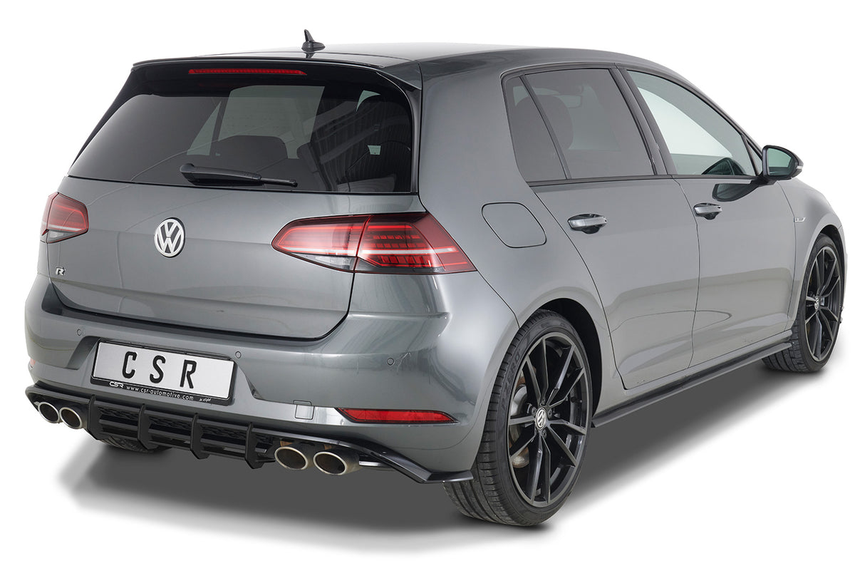 Racing Rear Diffuser | Rear Apron for VW Golf 7 R Facelift 2017-2019 (HA313)