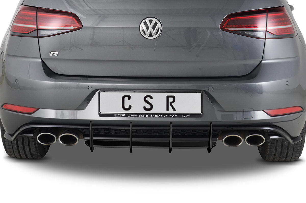 Racing Rear Diffuser | Rear Apron for VW Golf 7 R Facelift 2017-2019 (HA313)