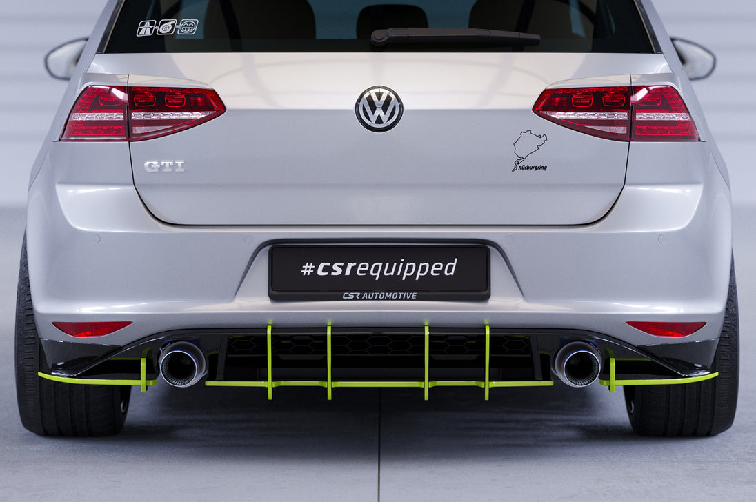 Racing Rear Diffuser | Rear Apron for VW Golf 7 GTI Pre-Facelift 2012-2017 (HA332)