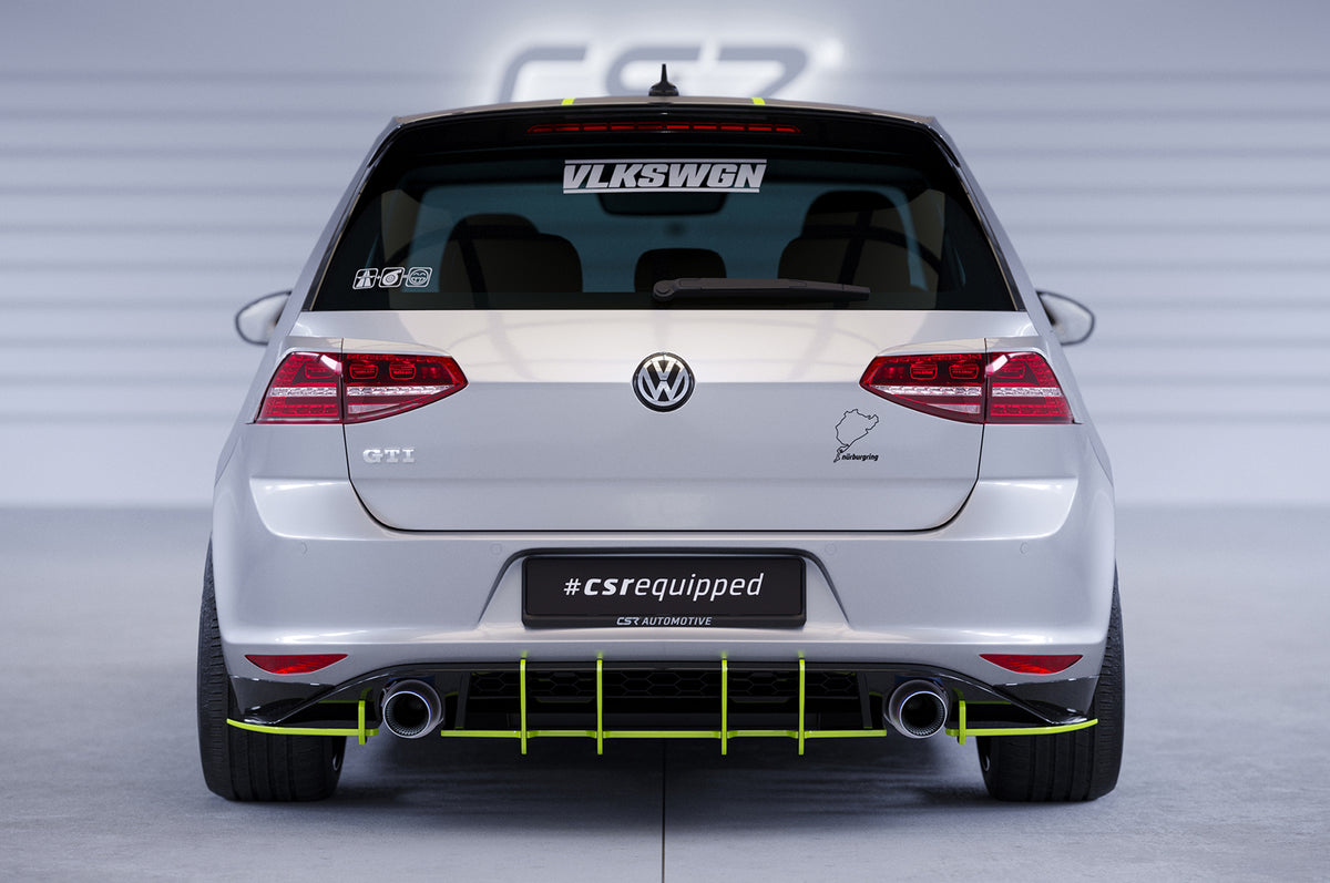 Racing Rear Diffuser | Rear Apron for VW Golf 7 GTI Pre-Facelift 2012-2017 (HA332)