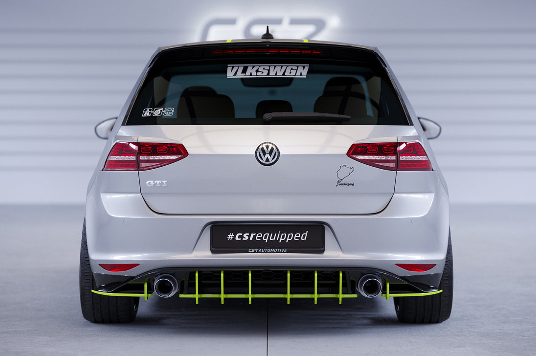 Racing Rear Diffuser | Rear Apron for VW Golf 7 GTI Pre-Facelift 2012-2017 (HA333)