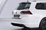 Racing Rear Diffuser | Centre Section for VW Golf 7 GTD Variant Facelift 2017-2020
