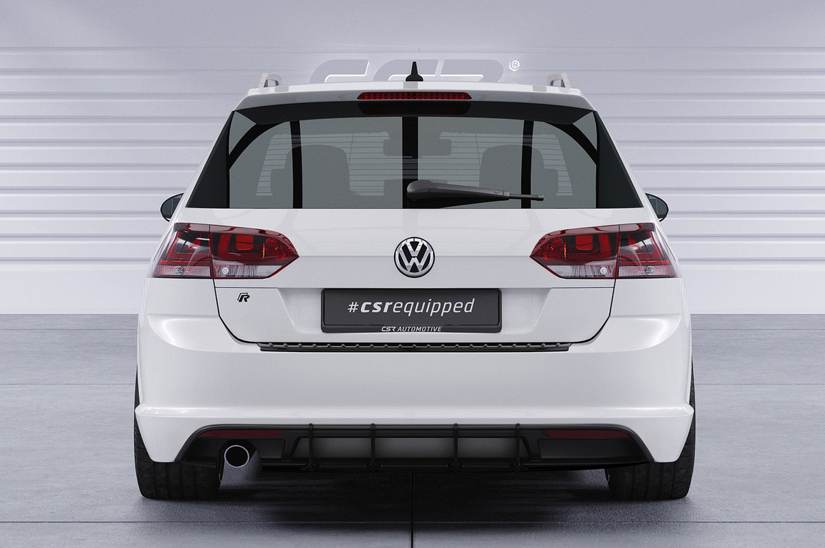 Racing Rear Diffuser | Centre Section for VW Golf 7 GTD Variant Facelift 2017-2020