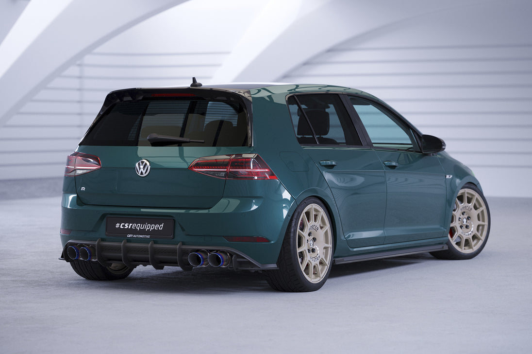Racing Rear Diffuser | Rear Apron for VW Golf 7 R Facelift 2017-2019 (HA373)